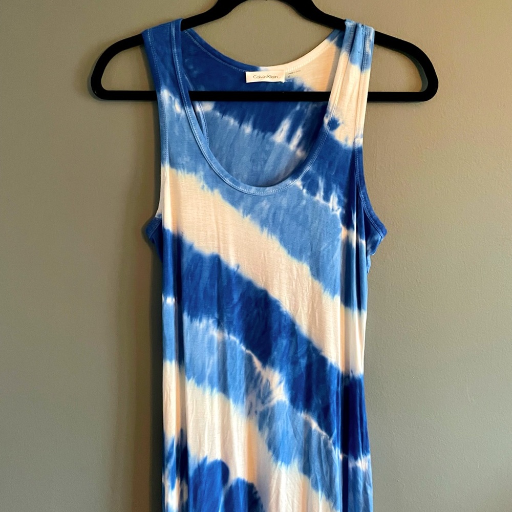 Calvin Klein Tie Dye Maxi Dress